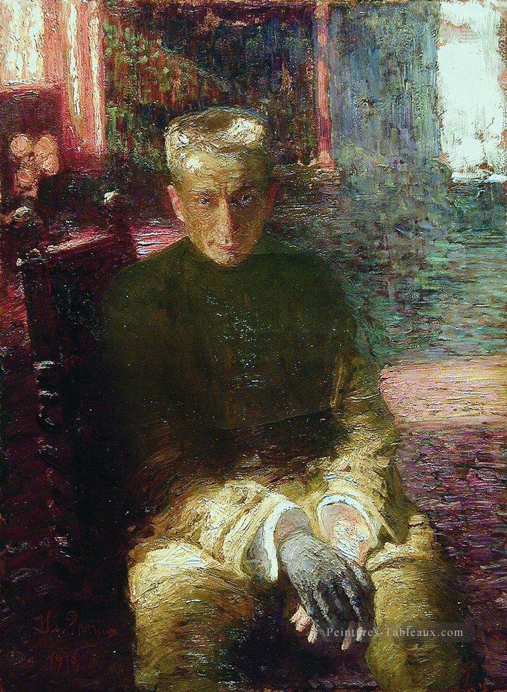 portrait d’Alexandre kerensky 1918 Ilya Repin Peintures à l'huile
